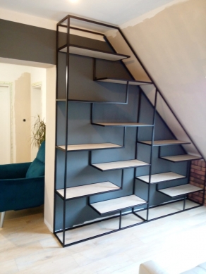 METAL BOOKCASE